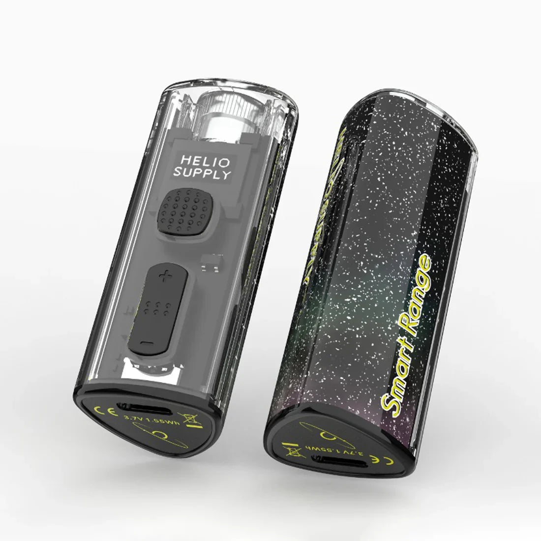 Helio Supply Smart Range 510 vape battery in matte black